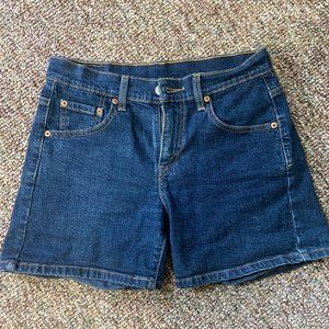 LEVIs Size 4 Dark Wash Shorts